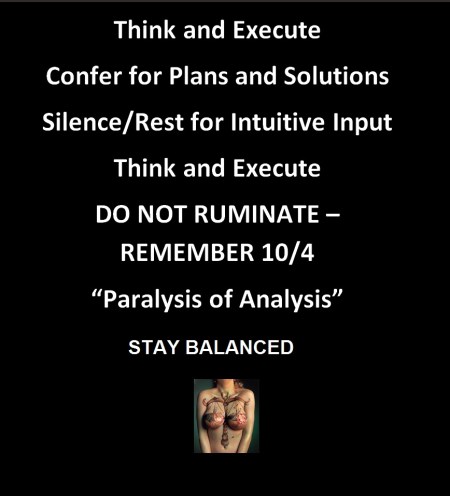 paralysis of analysis